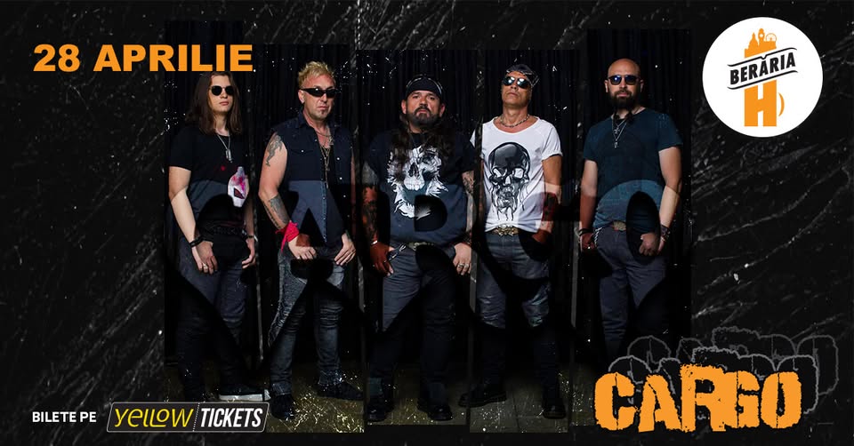 CARGO în concert la Berăria H pe 28 aprilie
