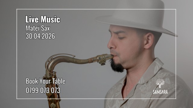 Live Music – Saxophone Evening with Matei Sax