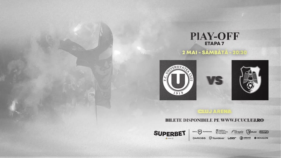 PLAY-OFF SUPERLIGA | FC Universitatea Cluj – FC Argeș