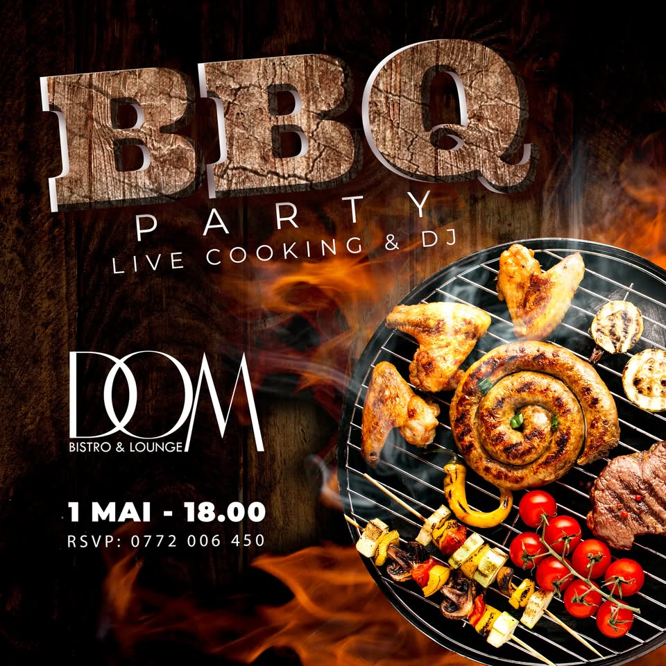 Live Cooking, DJ & prima petrecere pe terasă la DOM