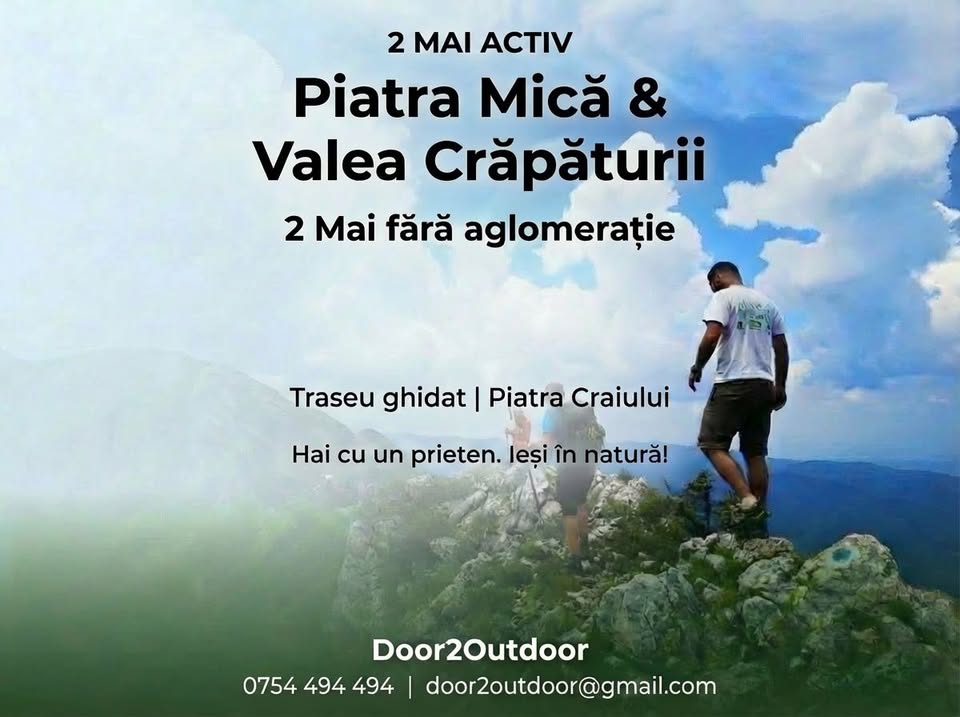 ⛰️ 2 MAI ACTIV 🏔️ | Piatra Mică & Valea Crăpăturii – traseu spectaculos în Piatra Craiului