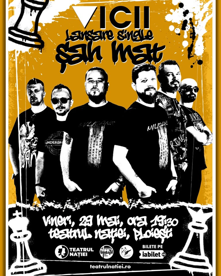Concert Vicii; lansare single — Teatrul Nației