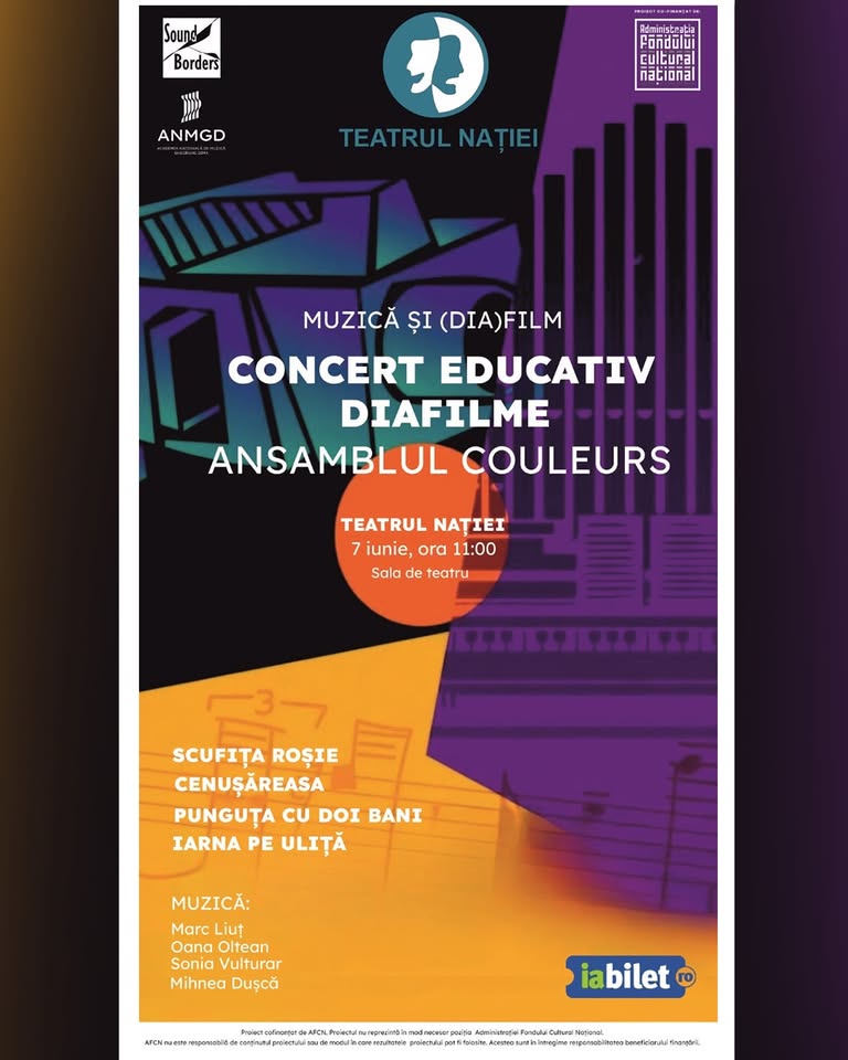 Spectacol pentru copii: concert educativ cu diafilme — Teatrul Nației