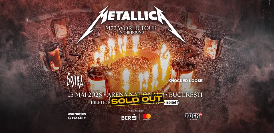 METALLICA M72 WORLD TOUR la București