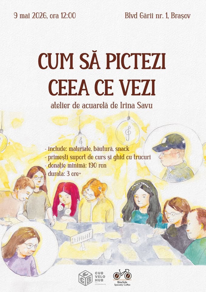 💛 Atelier – Cum să pictezi ceea ce vezi 🌸