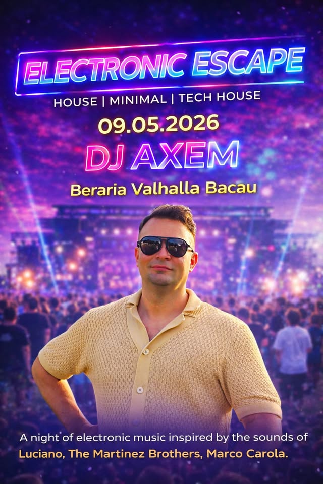 ELECTRONIC ESCAPE cu DJ AXEM