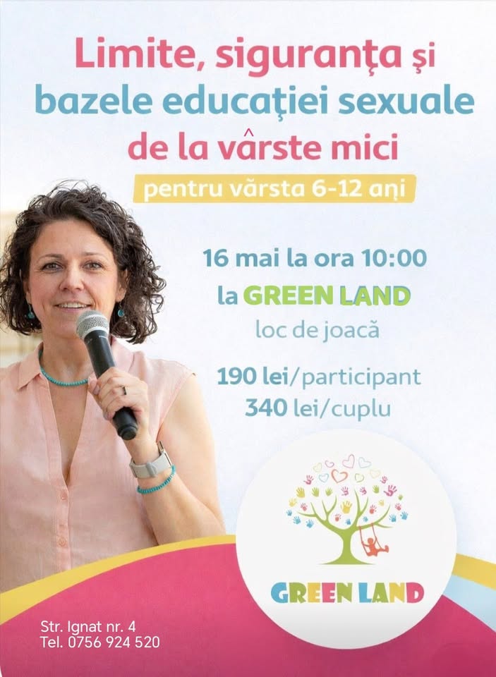 Cum vorbim cu copiii despre pubertate, corp și siguranță –  atelier pentru părinți