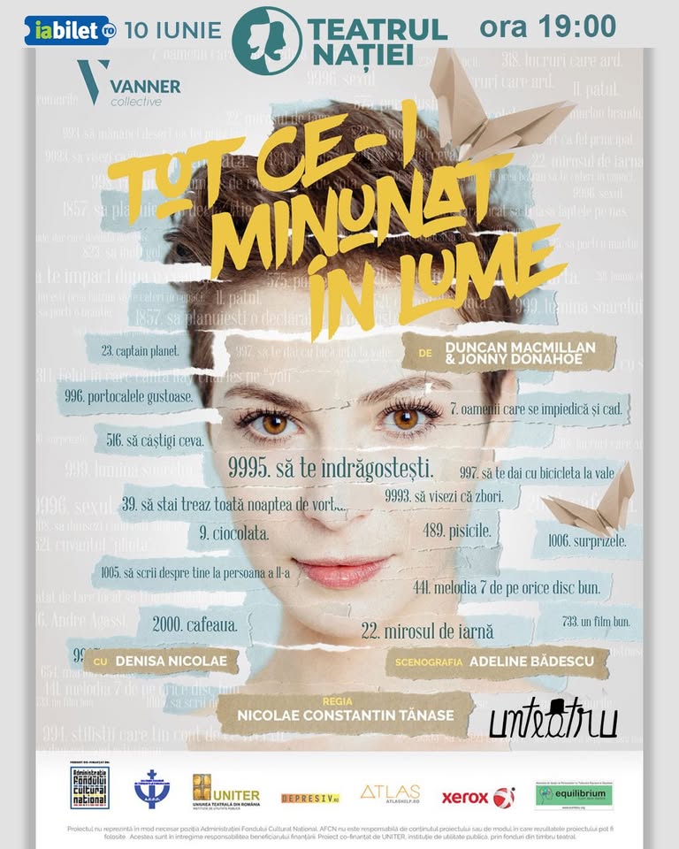 Teatru: Tot ce-i minunat în lume — Teatrul Nației