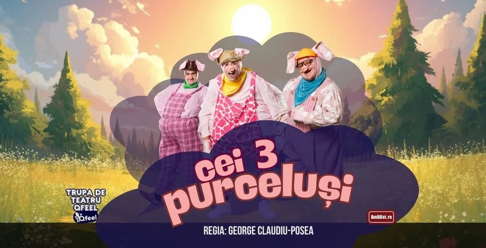 Cei 3 purceluși by Qfeel @Sala Lucefărul