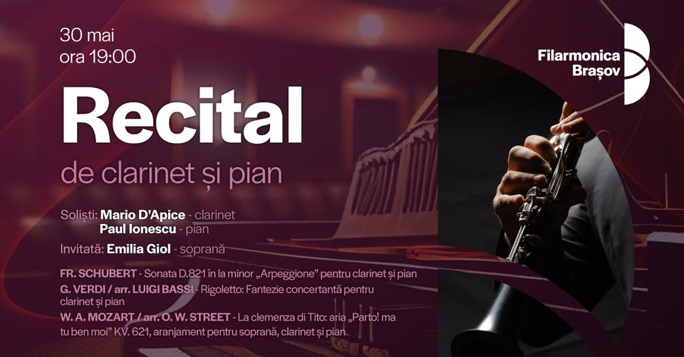 Recital de clarinet și pian