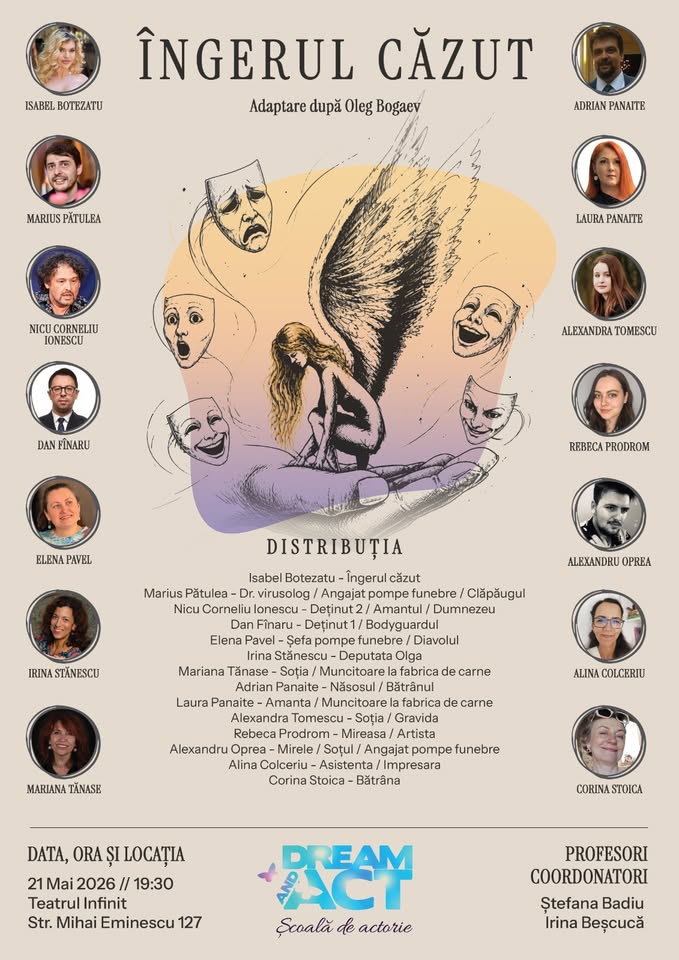 Spectacol Dream&Act – grupa pre-avansati  Îngerul căzut 🪽