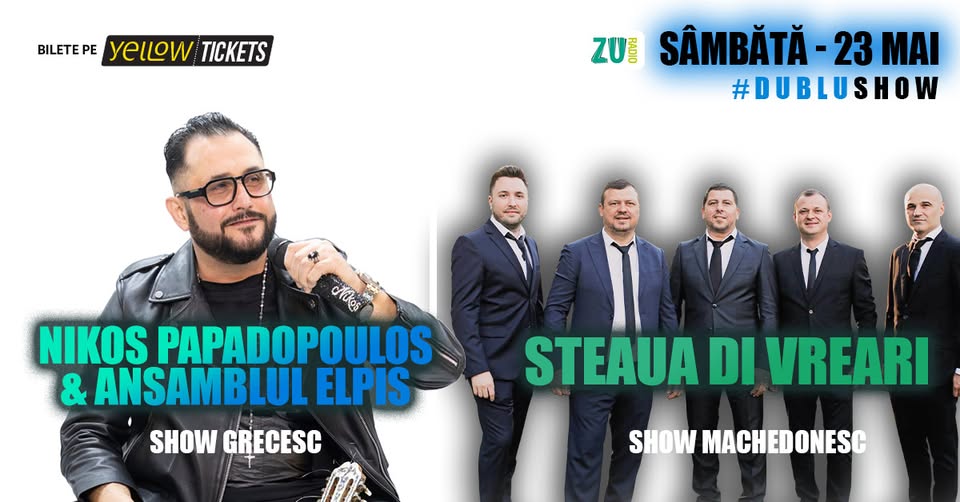 Seară Grecească & Machedonească: Nikos Papadopoulos & Steaua Di Vreari