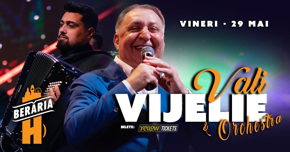 Vali Vijelie și orchestra în concert la Berăria H