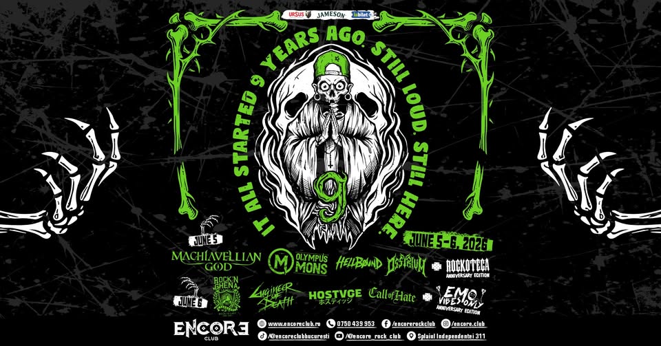 Aniversare Encore Club – 9 Ani | 5-6 iunie 2026