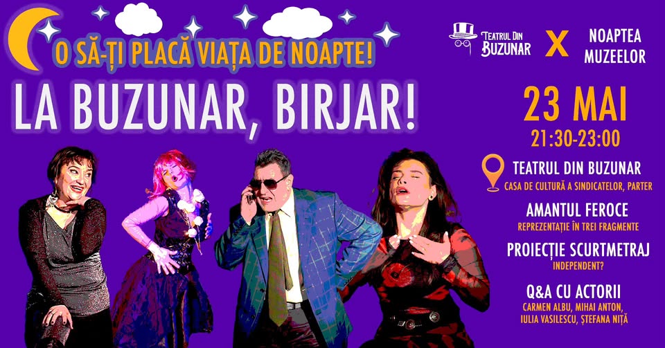La Buzunar, birjar! Teatrul din Buzunar x Noaptea Muzeelor 2026