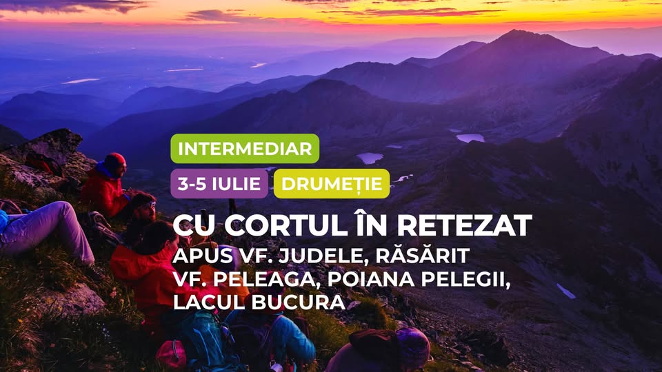 Intermediar – Drumeție cu cortul în Retezat, Apus Vf. Judele și Răsărit Vf. Peleaga