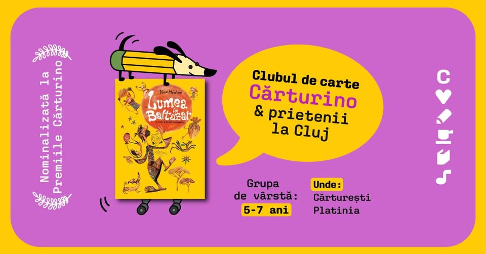 Cărturino & prietenii la Cluj | Club de carte pentru copii