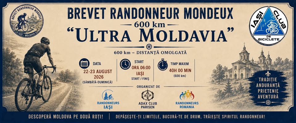 Iași – Brevet 600 km – ”Ultra Moldovia”