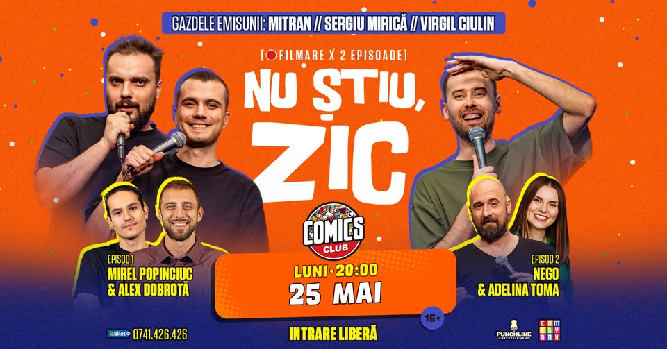 Filmare ComedyBox „Nu Știu, Zic” ❤️