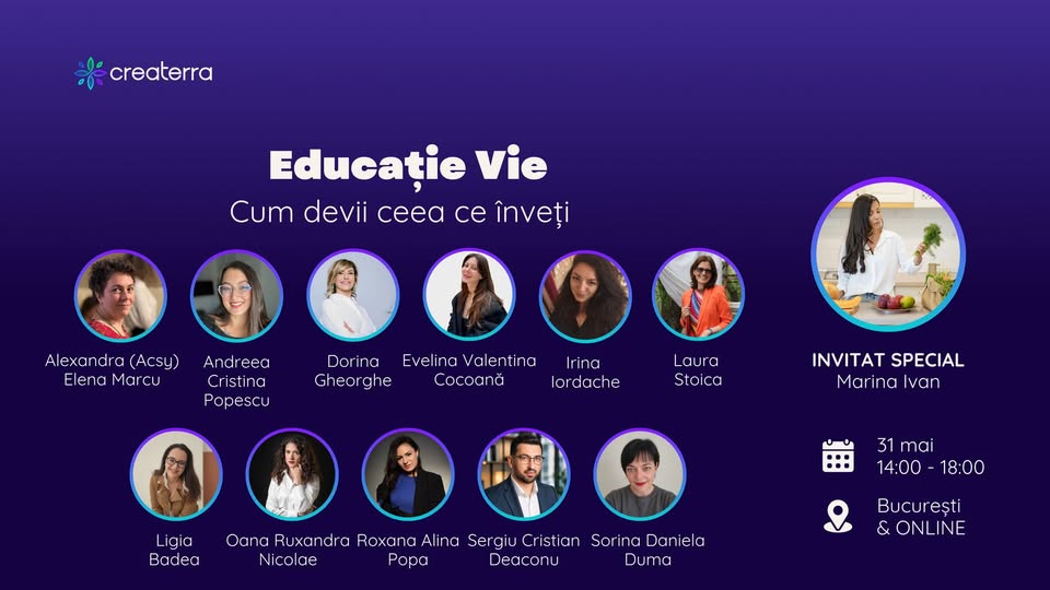 Maraton PLC – Educație Vie. Cum devii ceea ce înveți