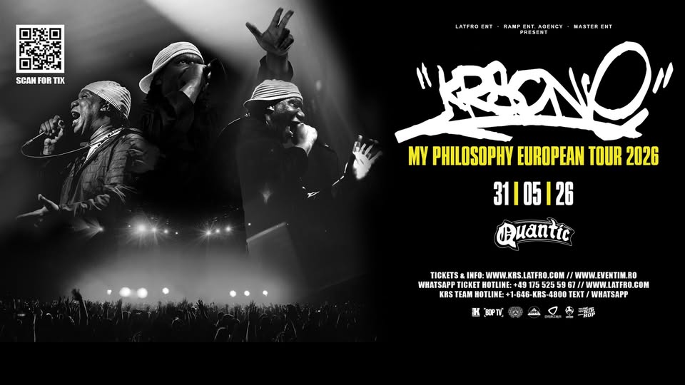 KRS-One – My Philosophy European Tour 2026 | Quantic