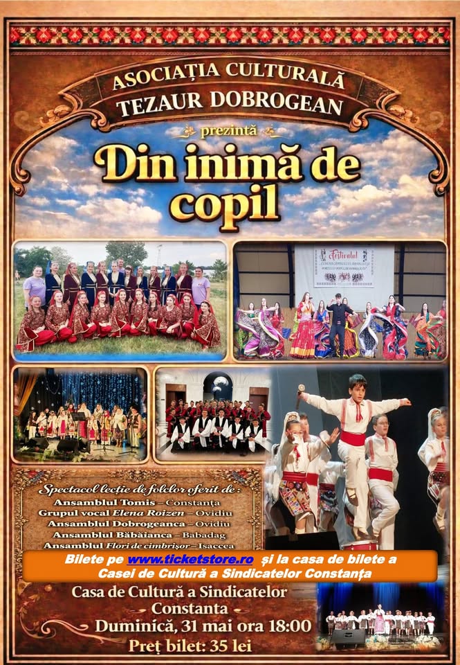 Din inimă de copil – Spectacolul lecție de folclor – Constanta