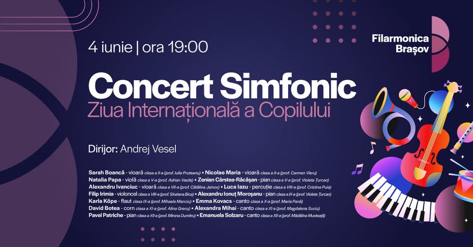 Concert dedicat Zilei Internaționale a Copilului | Dirijor: Andrej Vesel