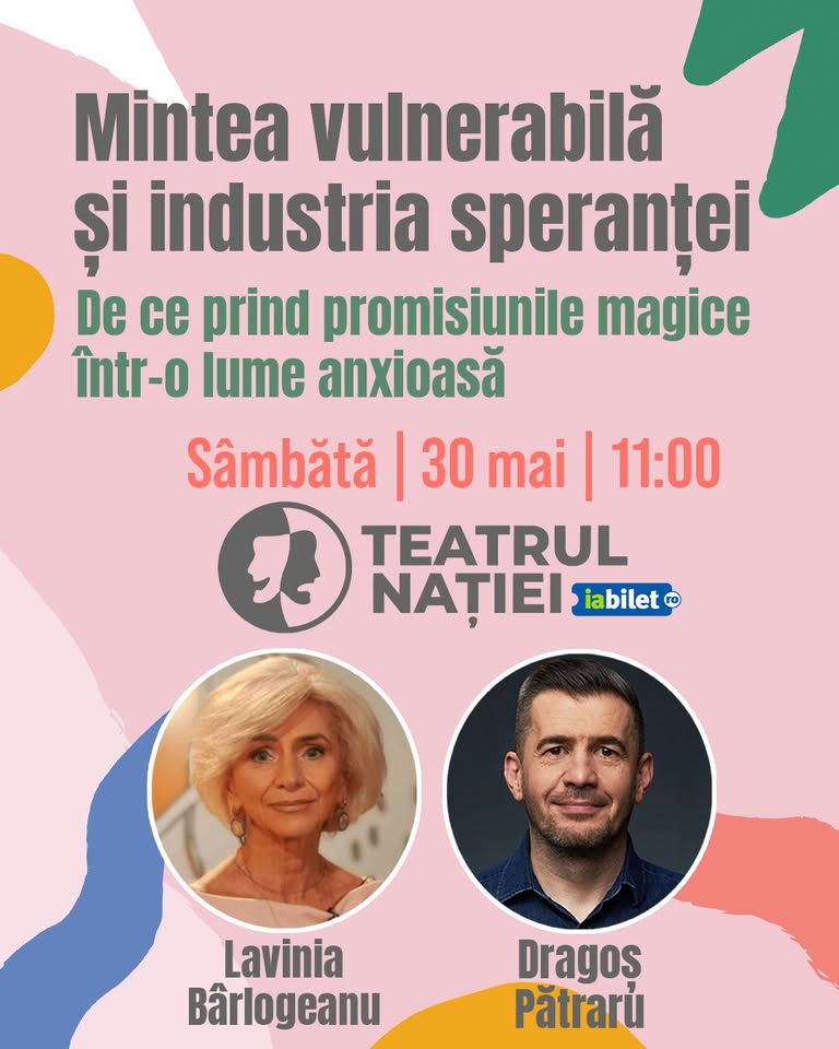 Workshop cu Lavinia Bârlogeanu și Dragoș Pătraru