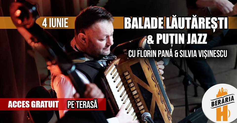 Balade Lăutărești & puțin Jazz #PeTerasă cu Florin Pană & Silvia Vișinescu
