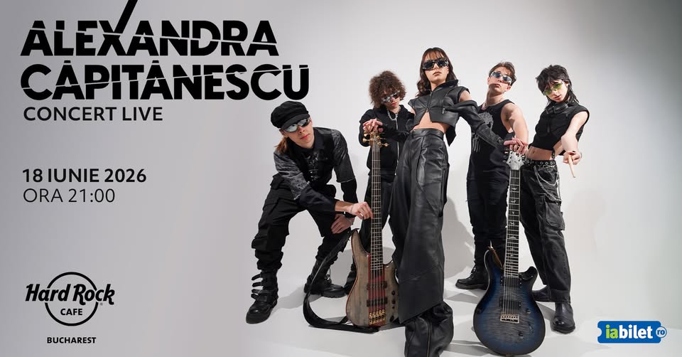 Concert Alexandra Căpitănescu I 18.06.2026 I Hard Rock Cafe