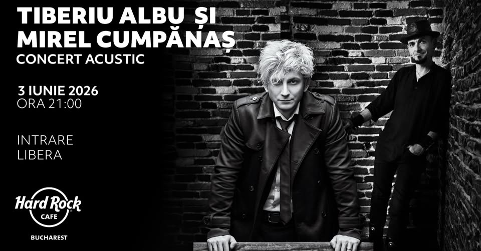 Concert Tiberiu Albu & Mirel Cumpănaș I Pe terasă I Intrare liberă
