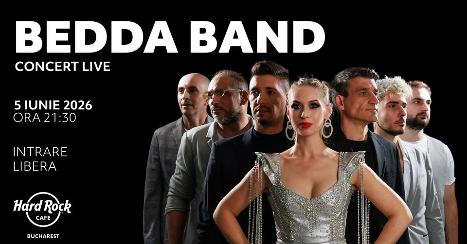 Concert BEDDA BAND pe 5 iunie I Pe terasă I Intrare liberă