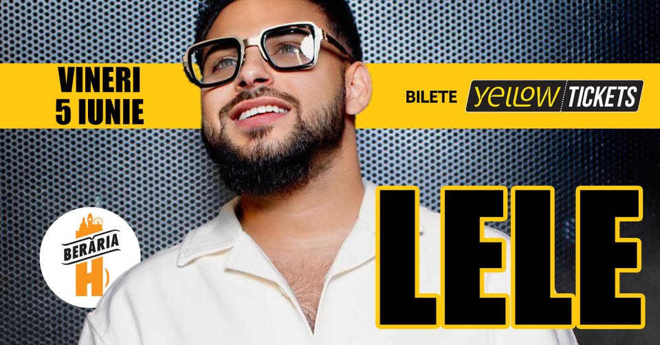 Lele & orchestra în concert la Berăria H pe 5 iunie