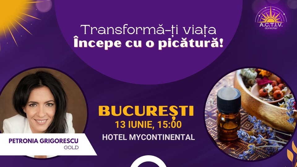 Transforma-ti viata, incepe cu o picatura – BUCURESTI