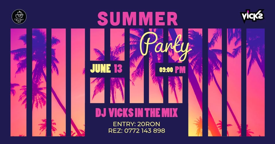 Summer Party by DJ Vicks at Columbus Cafe Oradea