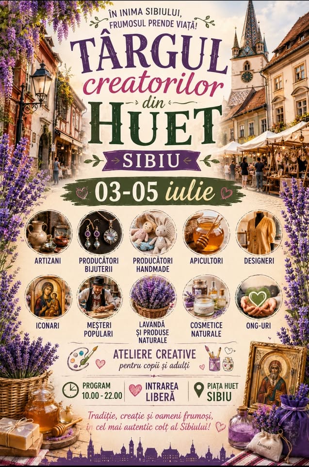 Targul creatorilor din Huet Sibiu