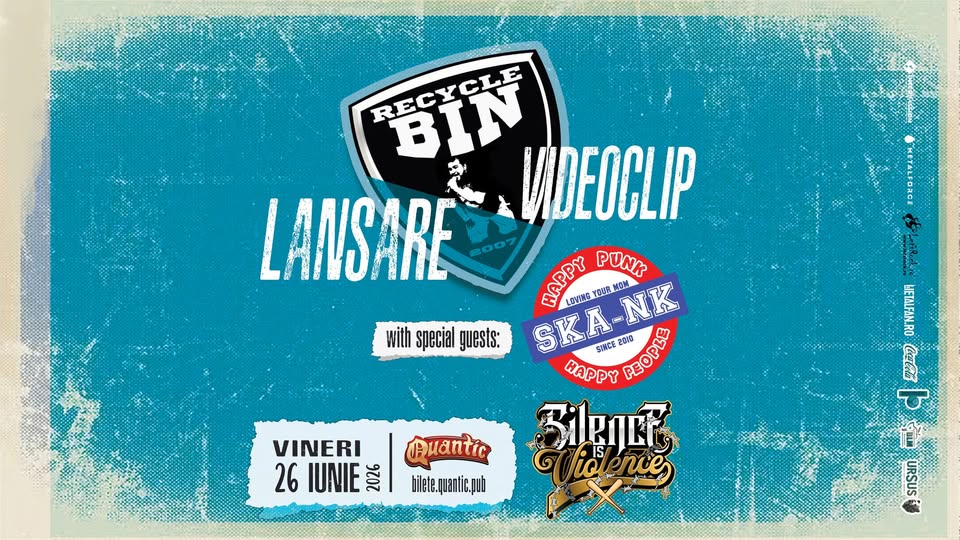 Recycle Bin – lansare videoclip | Ska-nk | Silence is Violence |  Quantic 26.06.2026
