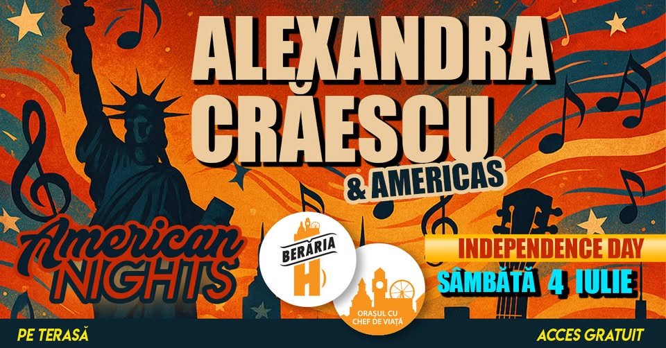 American Night cu Alexandra Crăescu și Americas de Ziua Americii