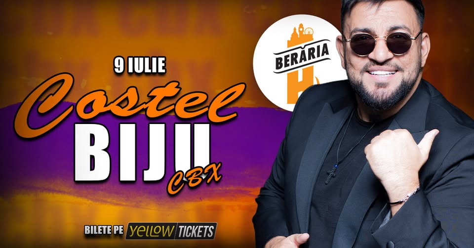 Costel Biju & Orkestra în concert la Berăria H // 9 iulie