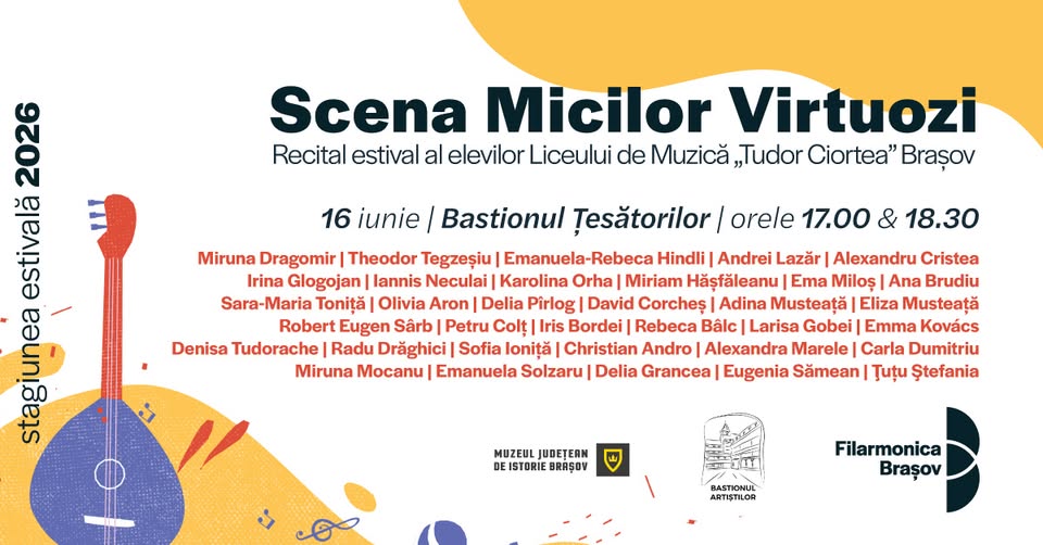 Recital estival educativ cu elevi ai Liceului de Muzică Tudor Ciortea