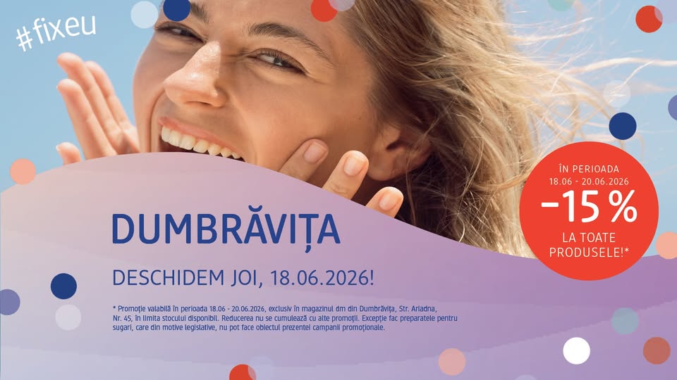 Dumbrăvița – deschidem primul magazin dm!