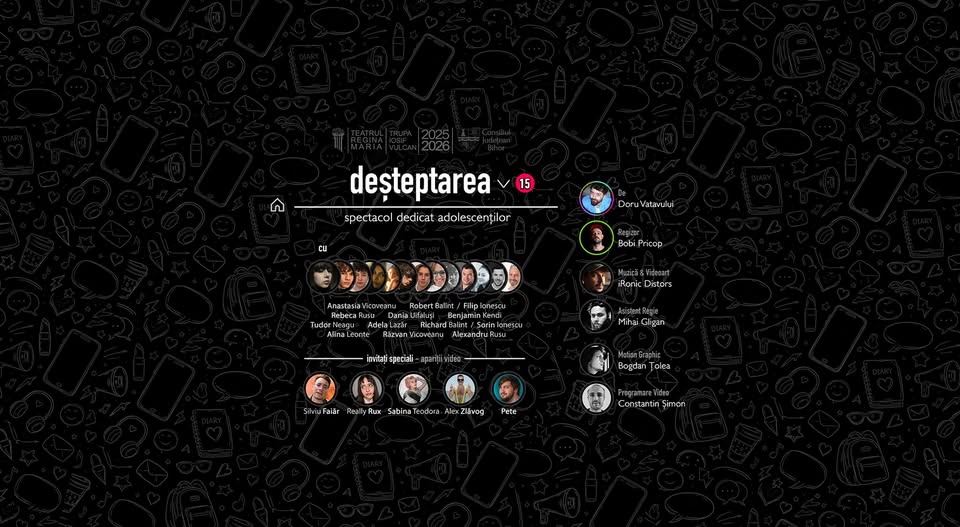 DEȘTEPTAREA la TIFF Cluj | live-cinema despre deepfake, adolescenți și internet
