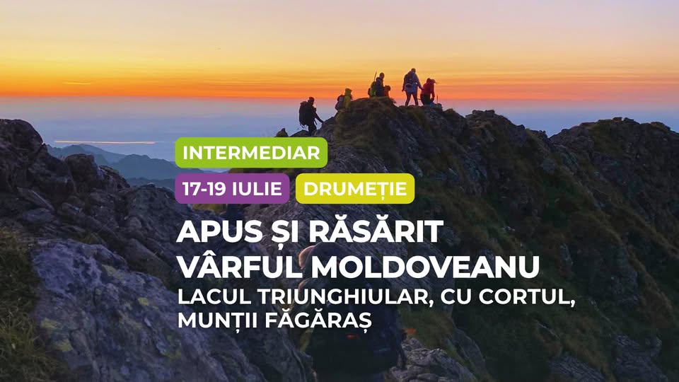 SOLD OUT Drumeție intermediar cu cortul: Apus și Răsărit Vârful Moldoveanu