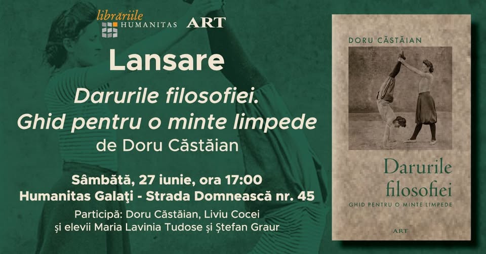 Lansare de carte Darurile filosofiei de Doru Căstăian, editura ART