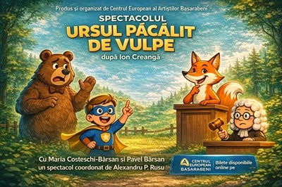 Ursul Pacalit de Vulpe @Teatrul Amzei Bucuresti