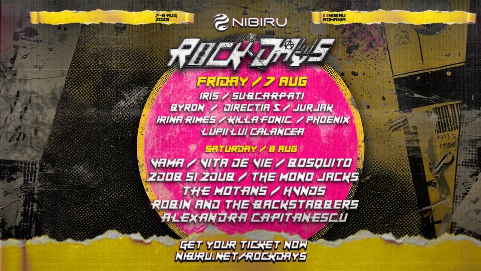 ROCK DAYS | 7-8 August | Nibiru, Romania