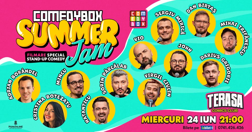 FILMARE COMEDYBOX | Summer Jam pe Terasa Comics