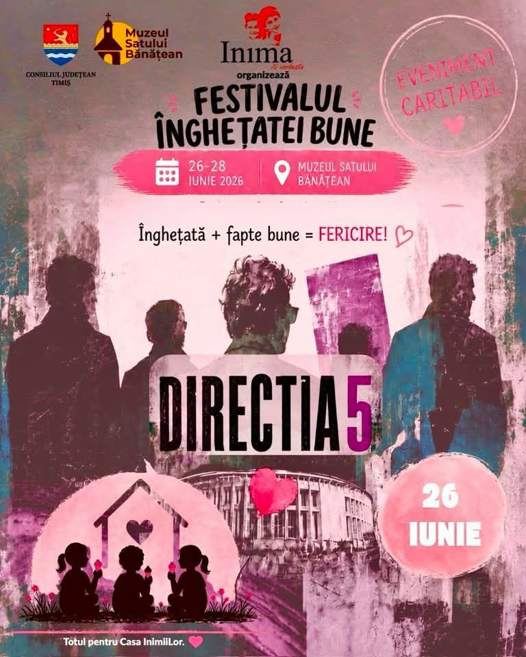 Concert Direcția 5 la Festivalul Înghețatei Bune – Timișoara
