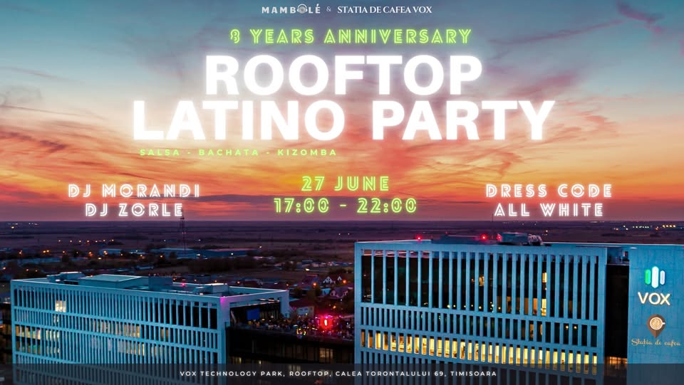 8 Years Anniversary – Rooftop Latino Party