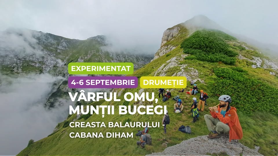 Drumeție experimentat: Creasta Balaurului – Vârful Omu, Munții Bucegi